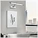 Applique Da Parete Moderno Fino Metallo Cromo 1 Luce Led 12,1w - Foto miniatura 3