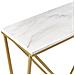 Tavolino Consolle Hazen Marmo /oro - Foto miniatura 2