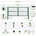 Confezione Cancello Battente In Rete Olga 300b130 + Cancello Verde Da 1 M - Foto miniatura 6