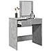 Toeletta Con Specchio Grigio Cemento 73x46,5x120 Cm - Foto miniatura 1