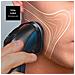 3 Side Shave IPX7 Rotazione Trimmer Nero, Blu - Foto miniatura 3