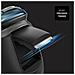 3 Side Shave IPX7 Rotazione Trimmer Nero, Blu - Foto miniatura 5