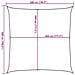 Vela Parasole 160 G /m Quadrata Giallo 5x5 M In Hdpe - Foto miniatura 3