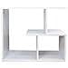 Libreria Tavolino Divano Design Moderno 5 Ripiani 60x30x50cm Casa Ufficio Bianco - Foto miniatura 2