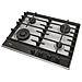 Piano Cottura HAHG6BF4XH a Gas 4 Zone Cottura da 59 cm Colore Acciaio inox - Foto miniatura 3