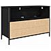 Mobile Lavabo da Bagno con Cassetti Rovere Nero 90x34,5x60 cm - Foto miniatura 5