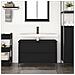 Mobile Lavabo da Bagno con Cassetti Rovere Nero 90x34,5x60 cm - Foto miniatura 9