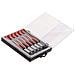 6 Pezzi - Set 6 Cacciaviti Di Precisione ""torx"" Tx5-tx10 - In Acciaio Cromo Vanadio - Foto miniatura 1