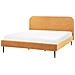 Letto Velluto A Coste Flayat 180 X 200 Cm Arancione - Foto miniatura 3