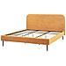 Letto Velluto A Coste Flayat 180 X 200 Cm Arancione - Foto miniatura 4