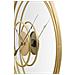 Orologio Da Parete Luna - Oro - Metallo - 90x5,5x90 Cm - Foto miniatura 4