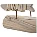 Scultura Pesce 11 - Marrone - Legno - 37x10x24 Cm - Foto miniatura 5