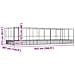 Voliera con Estensione Argento 932x307x212 cm in Acciaio - Foto miniatura 8