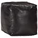 Lusso Casadino -  Pouf Nero 40x40x40 Cm In Vera Pelle Di Capra - Foto miniatura 2