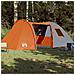 Tenda Familiare a Cupola 6 Persone Arancione Impermeabile - Foto miniatura 2
