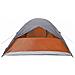 Tenda Familiare a Cupola 6 Persone Arancione Impermeabile - Foto miniatura 8