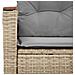 Divano da Giardino con Cuscini a 2 Posti Beige in Polyrattan - Foto miniatura 8