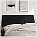 Cuscino Testiera Nero 160 cm in Velluto - Foto miniatura 3