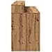 Scrivania con Luci LED Rovere 140x55x91 cm in Legno Multistrato - Foto miniatura 7