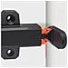 4 Pezzi Push To Open Chiusura Per Armadietti - Autobloccante Black - Foto miniatura 3