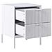 Comodino 2 Cassetti Adelaide Bianco - Foto miniatura 3