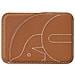 Porta Carte Magnetico In Pelle Pu Con Funzione Supporto Brown - Foto miniatura 2