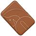 Porta Carte Magnetico In Pelle Pu Con Funzione Supporto Brown - Foto miniatura 3