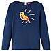 Maglietta per Bambini Maniche Lunghe Blu Marino 116 - Foto miniatura 1