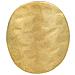 Anello Ovale In Zama Placcato Oro. Misura 16 - Foto miniatura 4