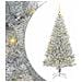 Albero di Natale con 150 LED con supporto Argento 150 cm PET - Foto miniatura 1