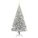 Albero di Natale con 150 LED con supporto Argento 150 cm PET - Foto miniatura 4