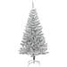 Albero di Natale con 150 LED con supporto Argento 150 cm PET - Foto miniatura 5
