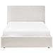 Letto Contenitore Bouclé Vion 140 X 200 Cm Bianco Sporco - Foto miniatura 6