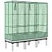 Letto Rialzato con Copertura Serra Effetto Rattan 120x40x140 cm - Foto miniatura 6
