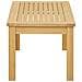 Tavolino da salotto Acacia chiaro 70 x 40 x 36 cm - Foto miniatura 3