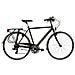 Bici Misura 28 City Bike Bicicletta Da Uomo Telaio In Alluminio Granturismo Peugeot Cambio 21v Completa Di Accessori Luci A Led - 54 Nero Opaco - Foto miniatura 1