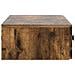 Tavolino da Parete Laterale Rovere Fumo 87,5 x 34,5 x 17 cm - Foto miniatura 5