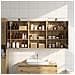 Set di Armadi da Bagno con lo scaffale 3 pcs 126 x 16 x 62.5 cm - Foto miniatura 2