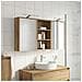 Set di Armadi da Bagno con lo scaffale 3 pcs 126 x 16 x 62.5 cm - Foto miniatura 4