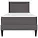 Struttura letto con materasso Grigio 90 x 200 cm Similpelle - Foto miniatura 8