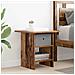 Comodino 2 pcs Legno vecchio 41 x 40 x 45 cm Legno multistrato - Foto miniatura 4