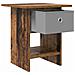 Comodino 2 pcs Legno vecchio 41 x 40 x 45 cm Legno multistrato - Foto miniatura 5