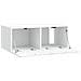 Mobile Porta TV da Muro Bianco 78,5 x 41 x 30 cm - Foto miniatura 5