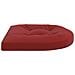 Cuscini per Sedia in 4 Pezzi 4 pz 100% Poliestere Rosso Vino - Foto miniatura 3