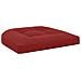 Cuscini per Sedia in 4 Pezzi 4 pz 100% Poliestere Rosso Vino - Foto miniatura 4