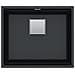 Lavello Sottotop Kubus 2 KNG 110-52 1 Vasca in Fragranite 52 x 42 cm Colore Nero - Foto miniatura 1