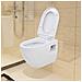 Wc Sospeso In Ceramica Bianca - Foto miniatura 7