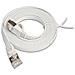 Cavo Di Collegamento Rete Rj45 Cat 6 U / ftp 0.5 M Bianco Piatto - Foto miniatura 1