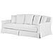 Divano 3 Posti Bianco Sfoderabile Gilja - Foto miniatura 12