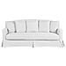Divano 3 Posti Bianco Sfoderabile Gilja - Foto miniatura 8